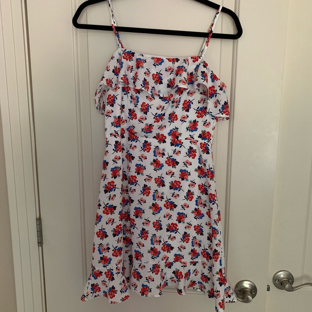 Row A Ruffle Floral Dress - Picture 2 of 4